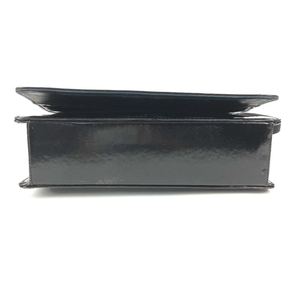 CHANEL Vintage Black Leather Logo Shoulder Bag - Picture 5 of 16